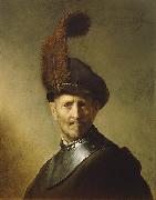 REMBRANDT Harmenszoon van Rijn An Old Man in Military Costume 1630-1 by Rembrandt USA oil painting artist